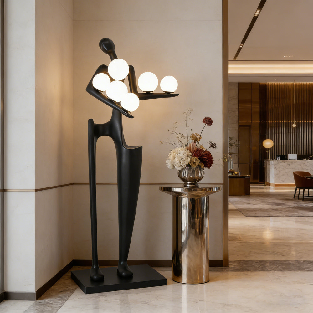 Greeting Sculpture Floor Lamp 4