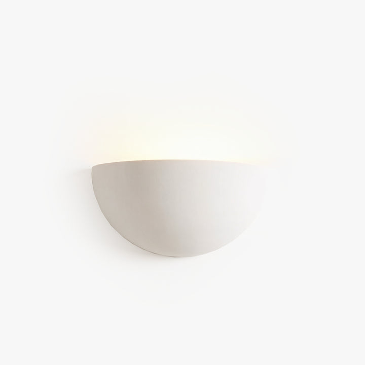 Half Circle Plaster Wall Lamp 1