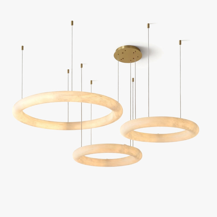 Halo Pietra Alabaster Chandelier 1