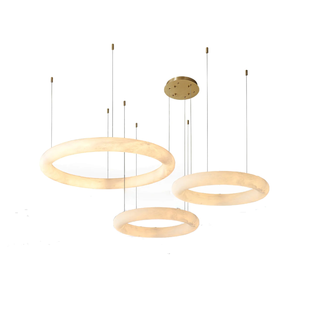 Halo Pietra Alabaster Chandelier 2