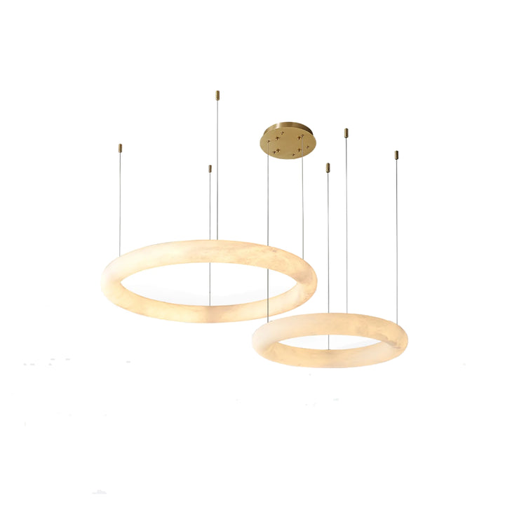 Halo Pietra Alabaster Chandelier 3