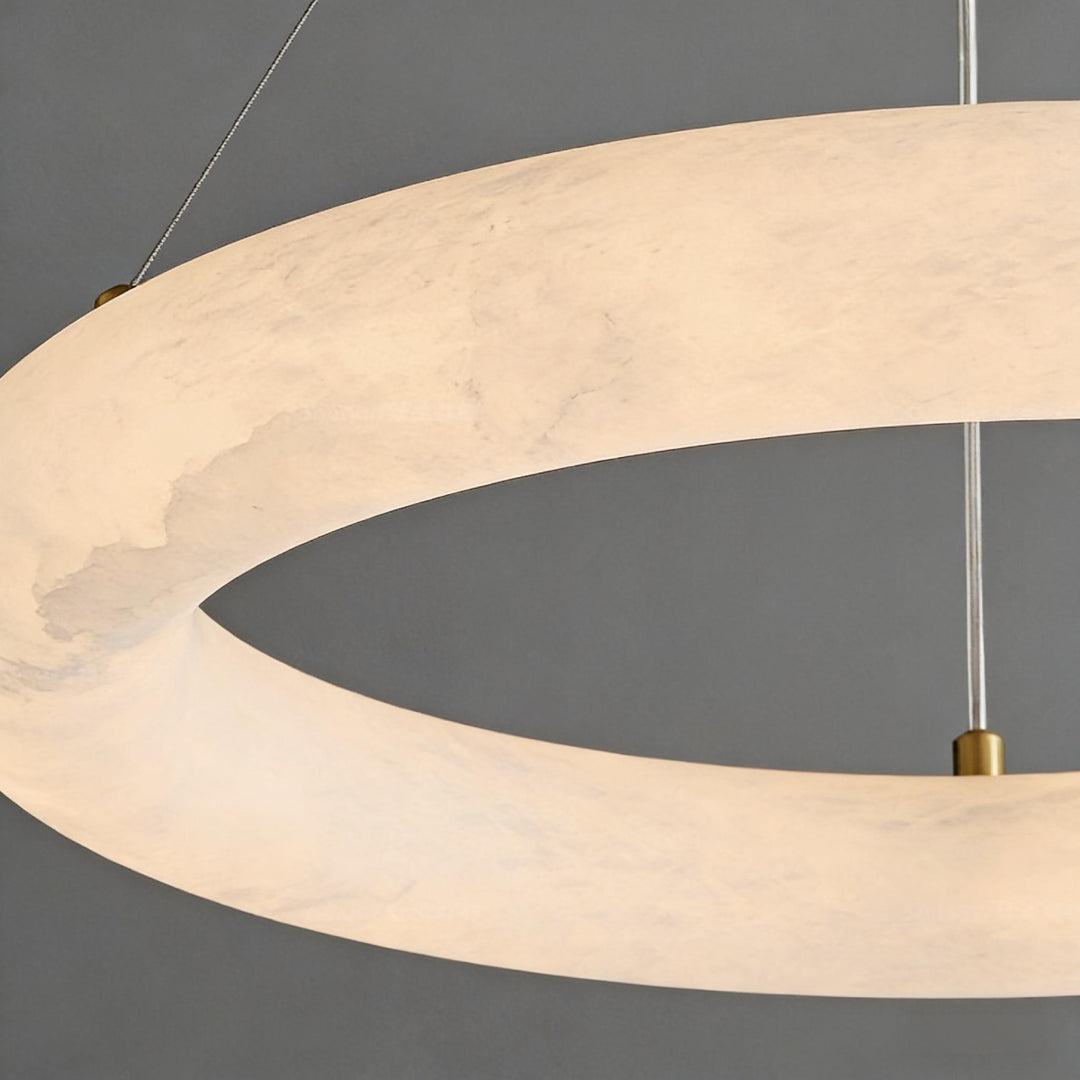 Halo Pietra Alabaster Chandelier 8