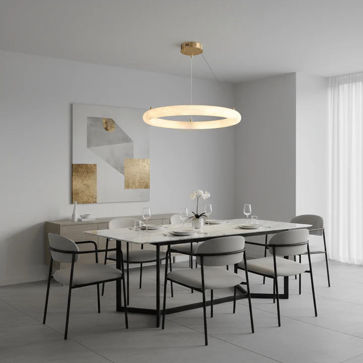 Halo Pietra Alabaster Pendant Light 14
