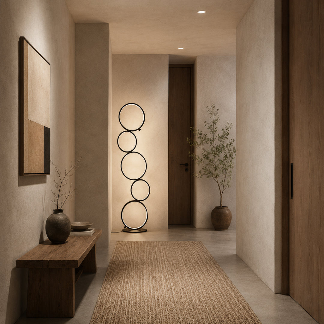 Halo Stack Modern Floor Lamp 4