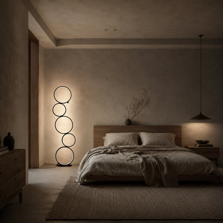 Halo Stack Modern Floor Lamp 6