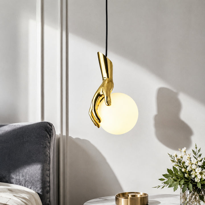 Hand Globe Pendant  Lamp 6
