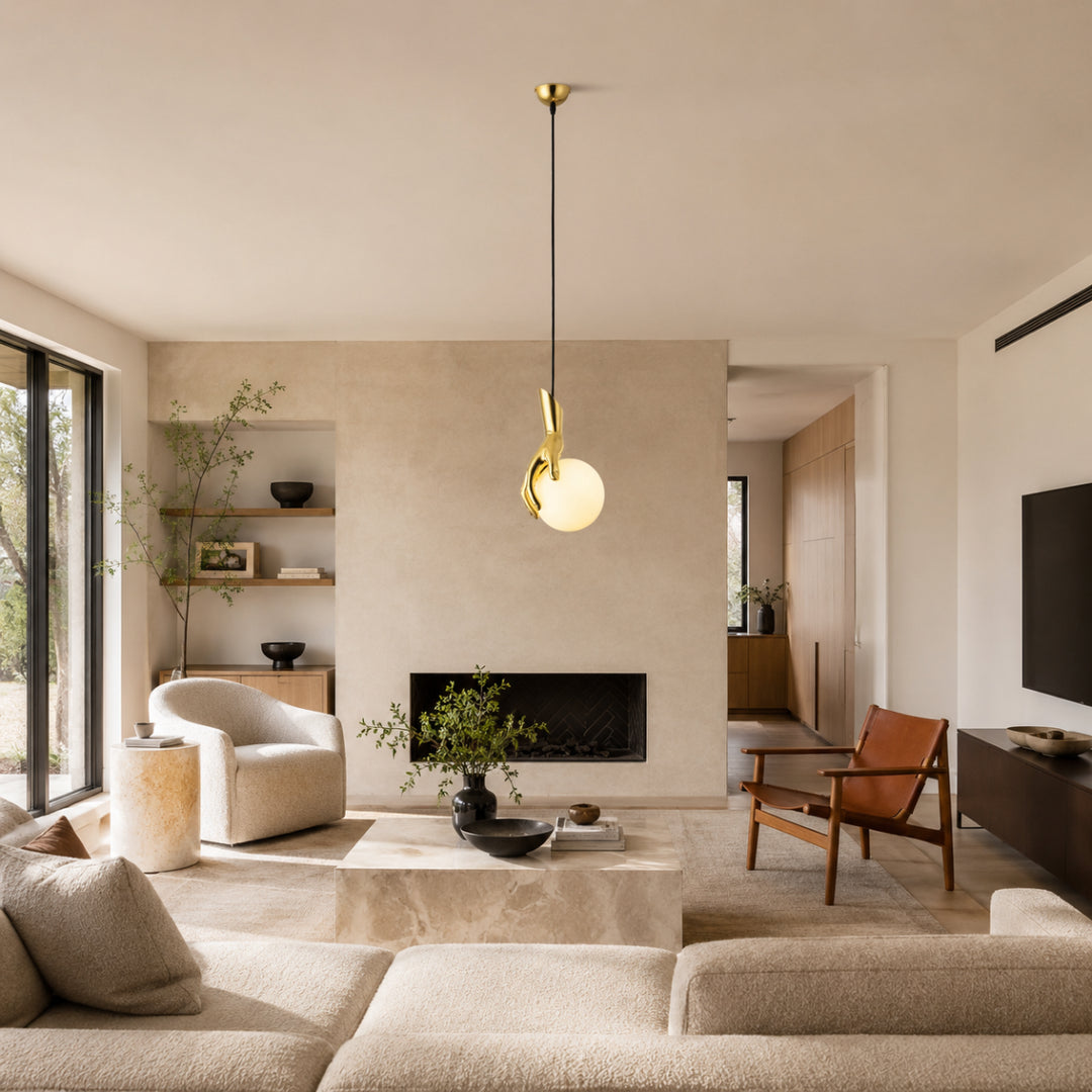 Hand Globe Pendant  Lamp 7