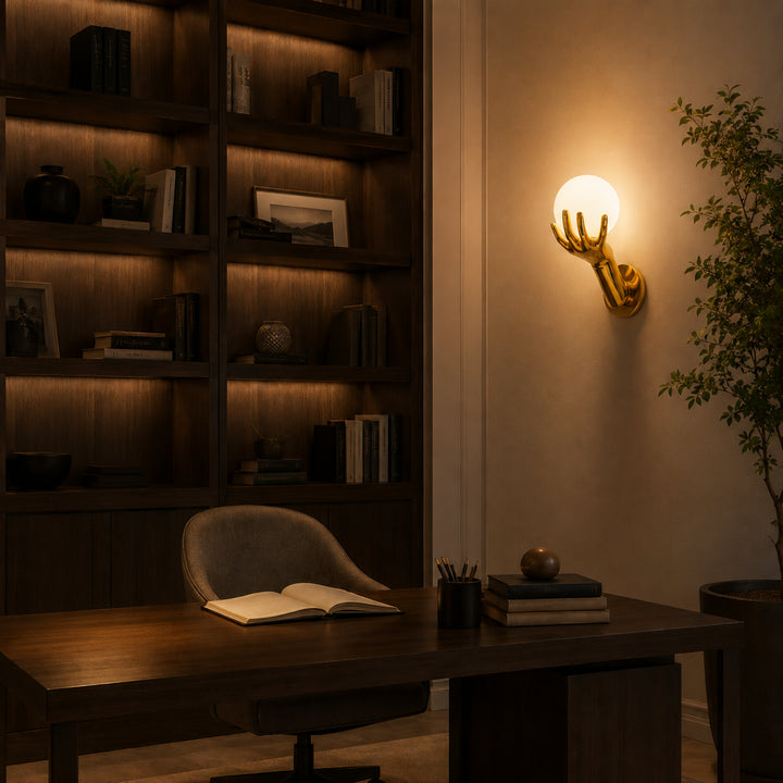 Hand Globe Wall Lamp 11
