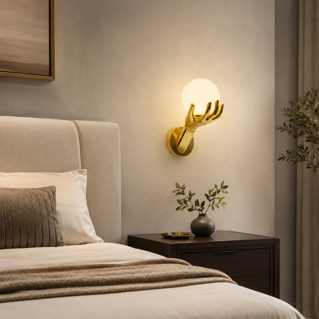 Hand Globe Wall Lamp 5
