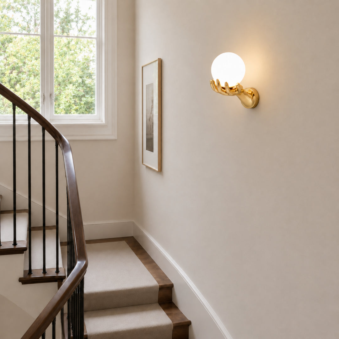 Hand Globe Wall Lamp 6