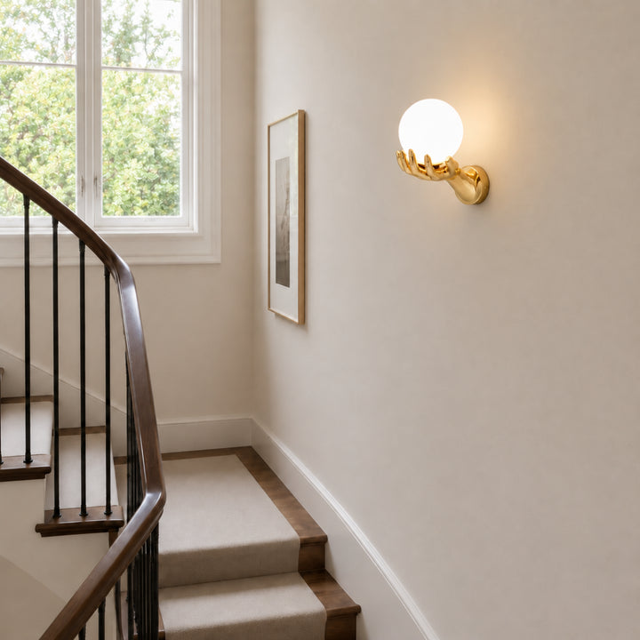 Hand Globe Wall Lamp 6