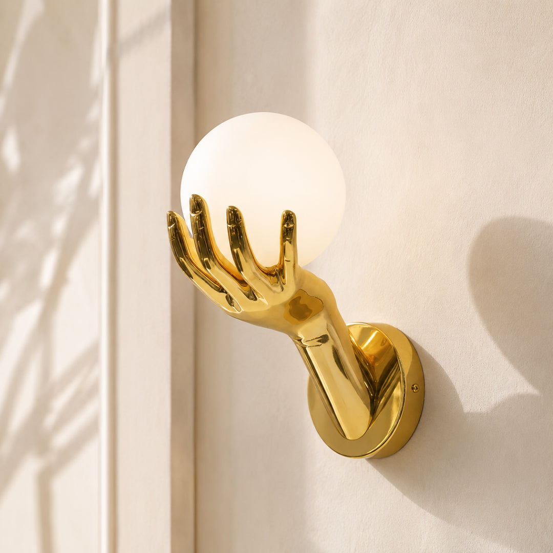 Hand Globe Wall Lamp 9