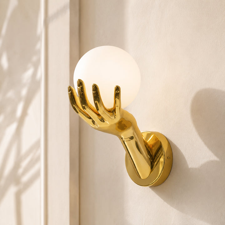 Hand Globe Wall Lamp 9