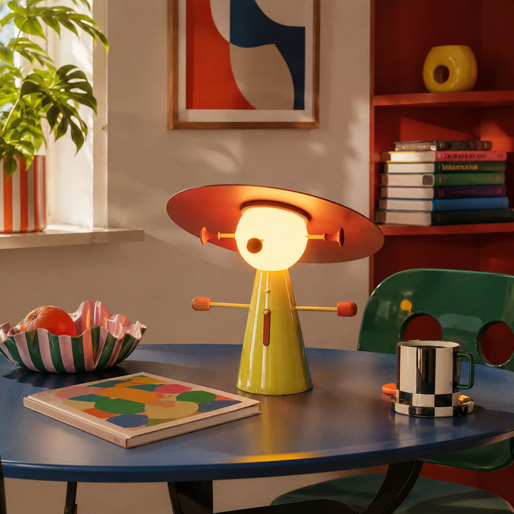 Hat-shaped creative table lamp 5