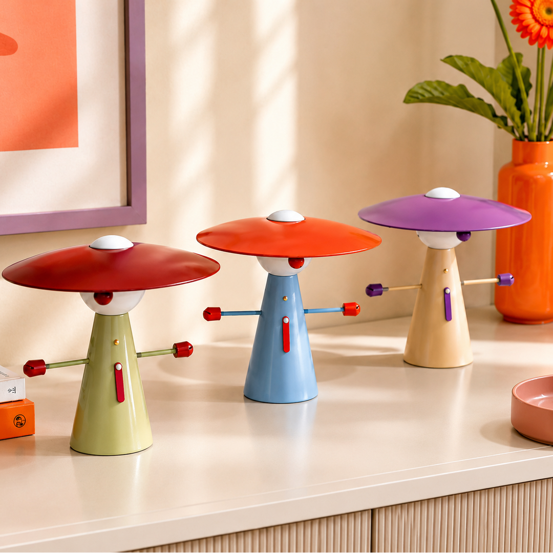 Hat-shaped creative table lamp 7