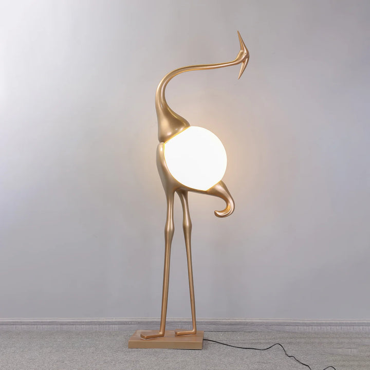 Heron Sculpture Floor Lamp 10