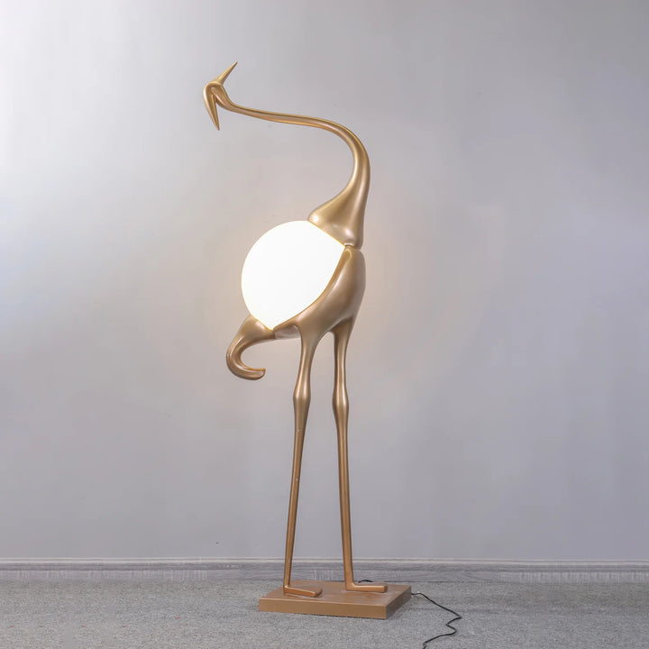 Heron Sculpture Floor Lamp 12