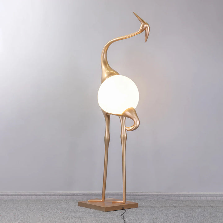 Heron Sculpture Floor Lamp 13