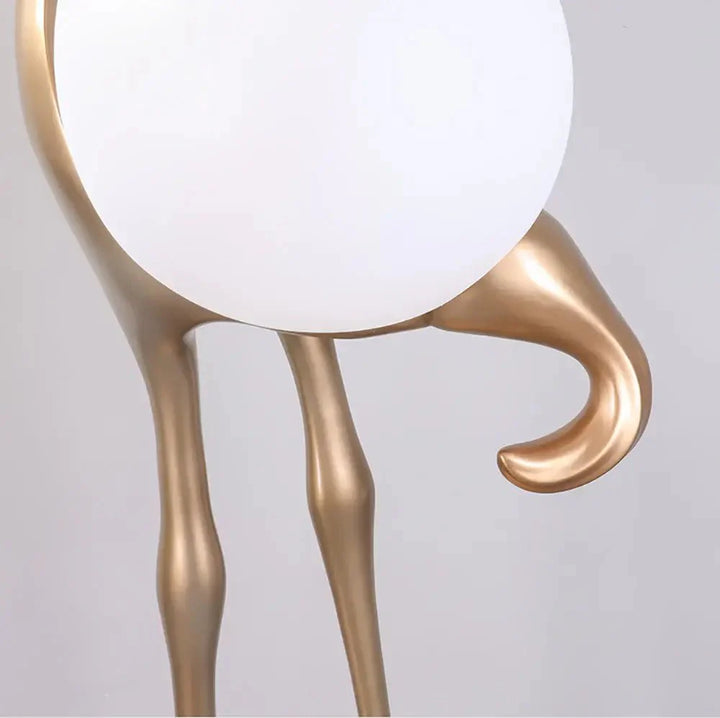 Heron Sculpture Floor Lamp 9