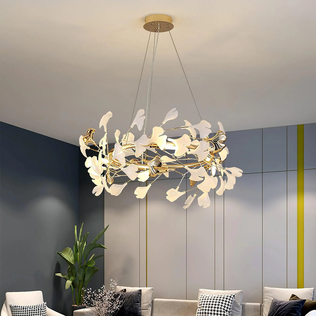 Hiro Gingko Chandelier 11
