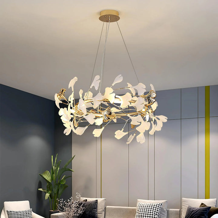 Hiro Gingko Chandelier 11