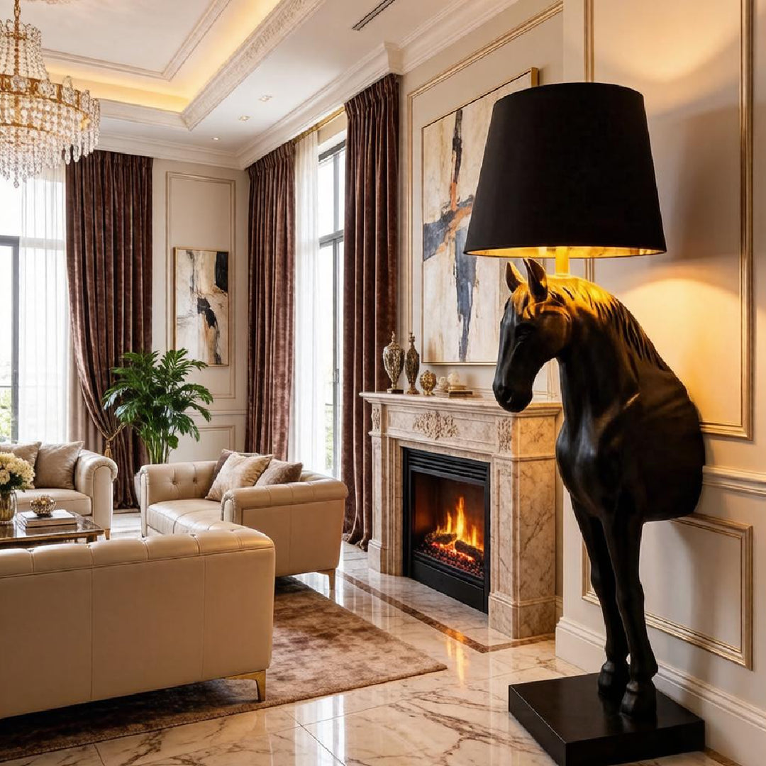 Horse Statue Floor Lamp 9
