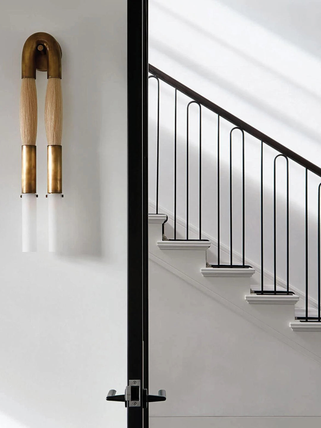 Wandleuchte aus Rosshaar