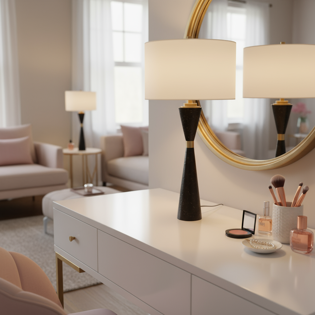 Hourglass Table Lamp