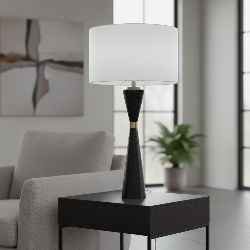 Hourglass Table Lamp