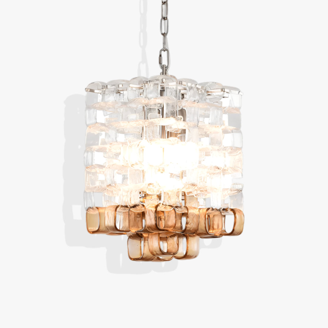 Ice Cube Murano Glass Chandelier 1