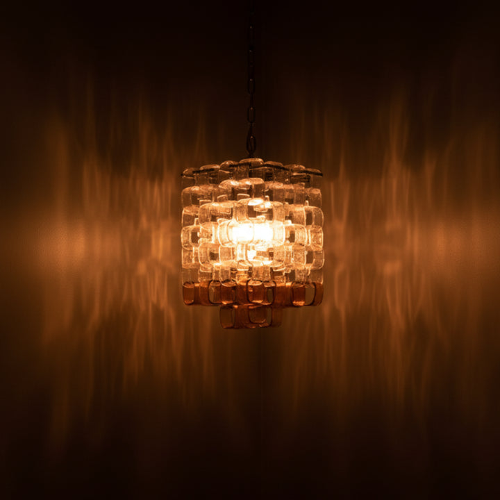 Ice Cube Murano Glass Chandelier 4