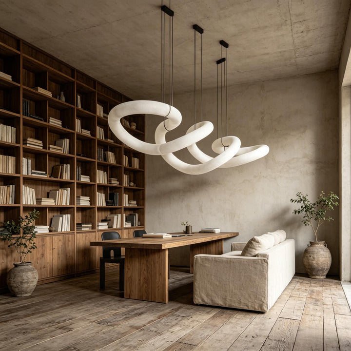 Infinity Glow Alabaster Chandelier 2