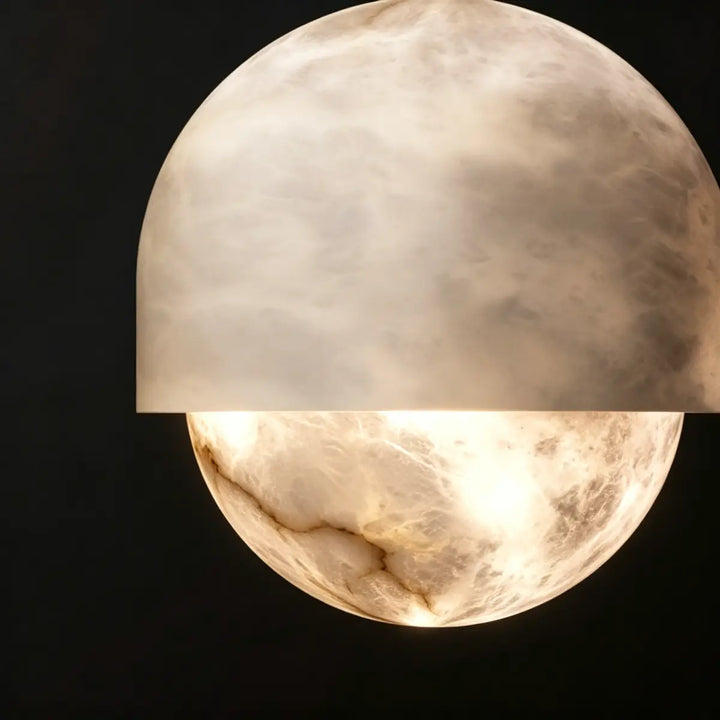 Iora Dome Alabaster Pendant Lamp 2