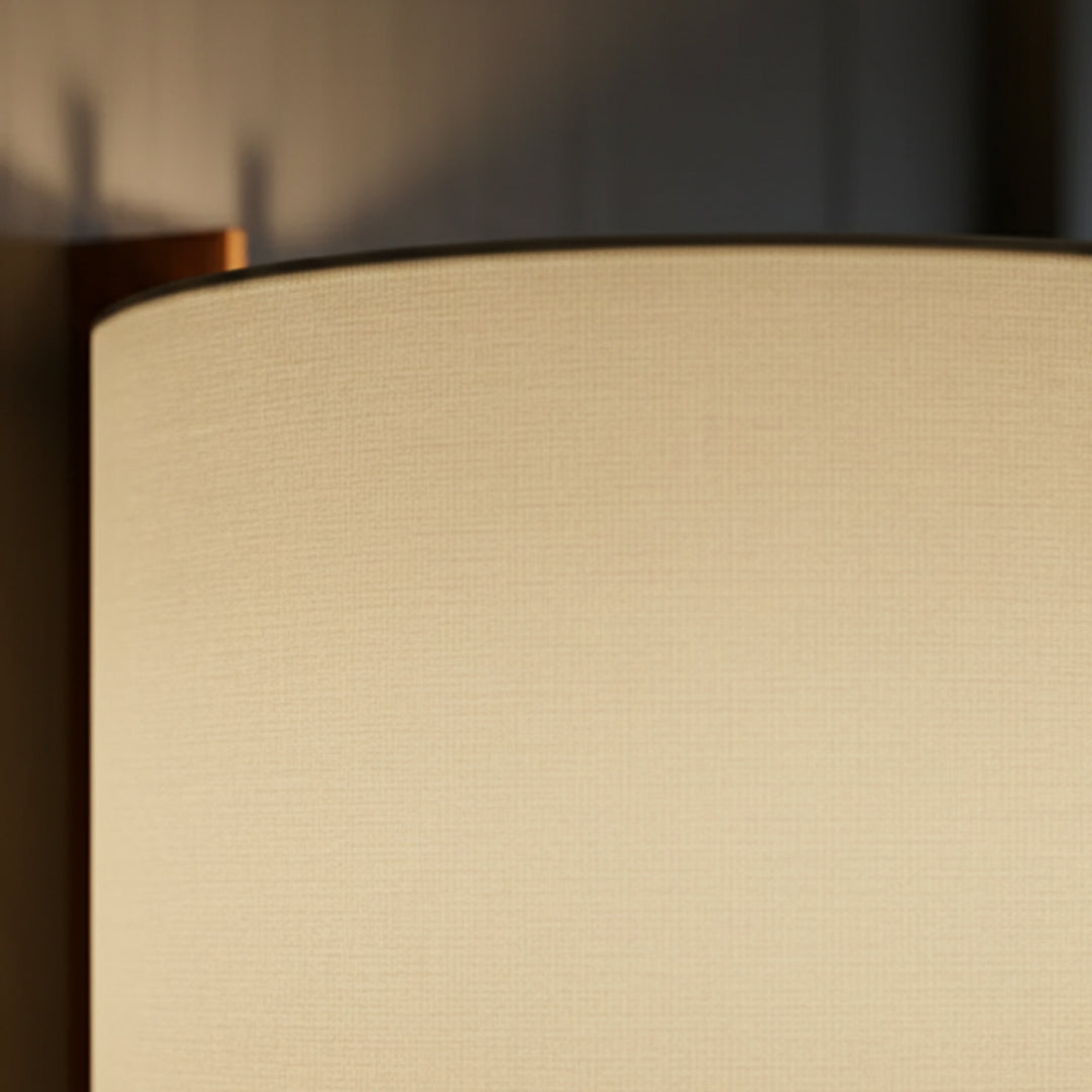 Japanische Leinen-Wandlampe