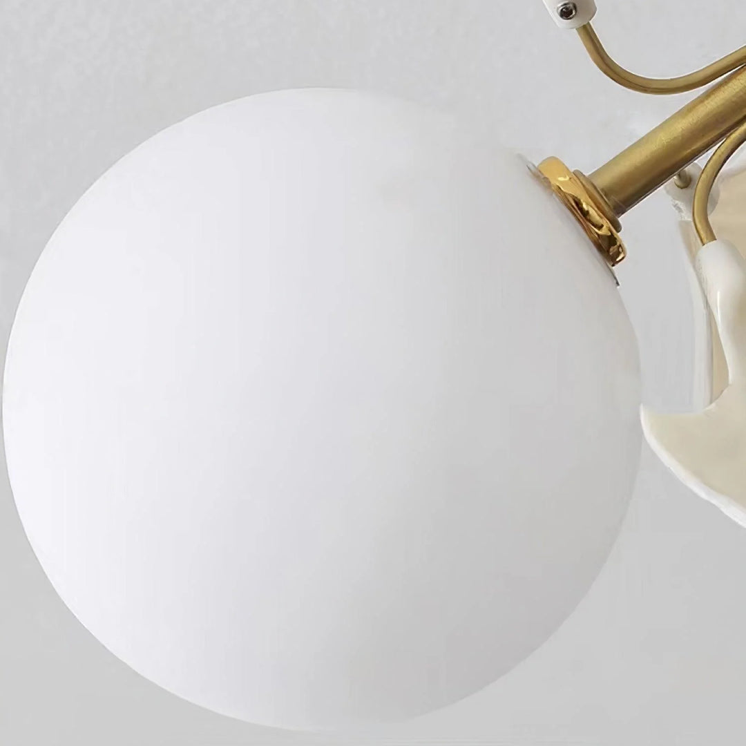 Jaro Glass Ginkgo Ceiling Lamp 12