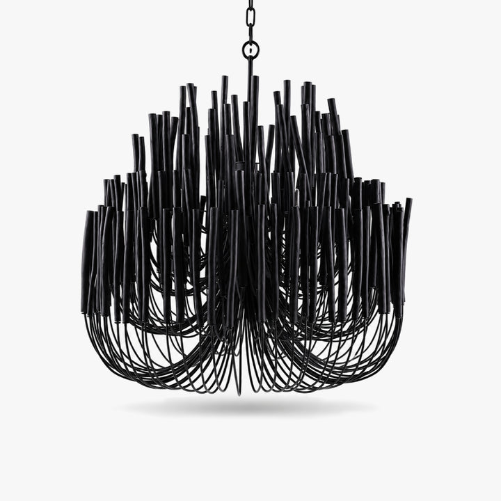 Kavor Wood Rod Chandelier 12