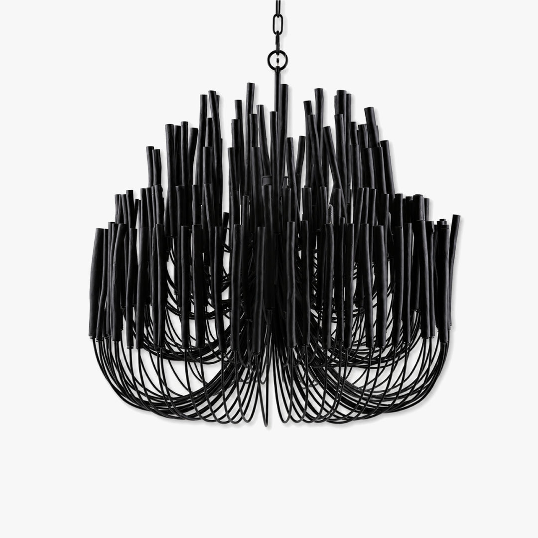 Kavor Wood Rod Chandelier 14