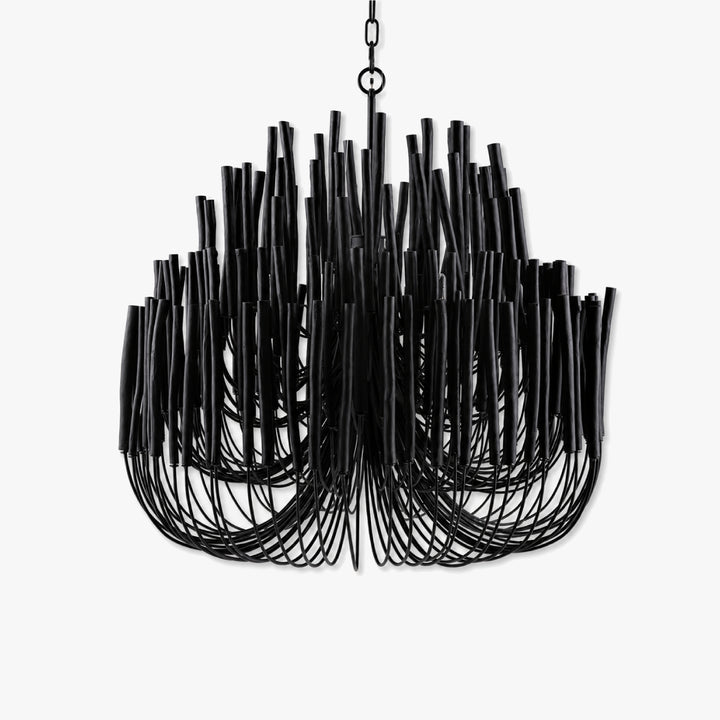 Kavor Wood Rod Chandelier 14