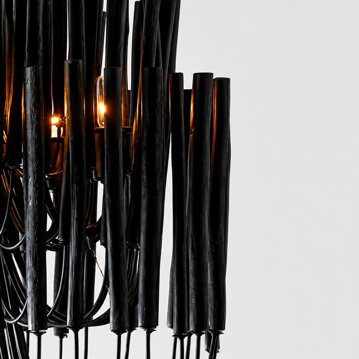 Kavor Wood Rod Chandelier 16