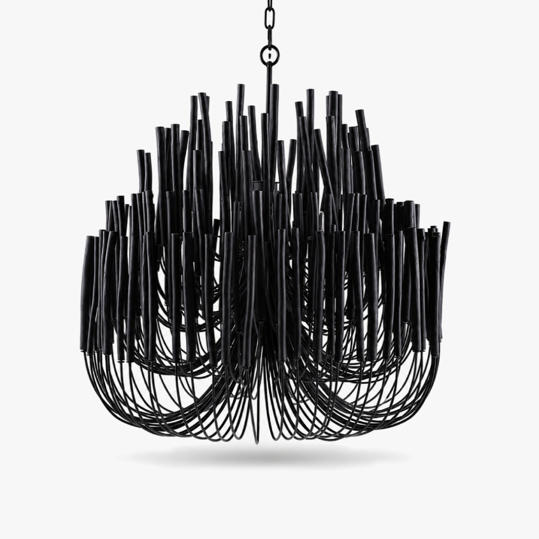 Kavor Wood Rod Chandelier 22