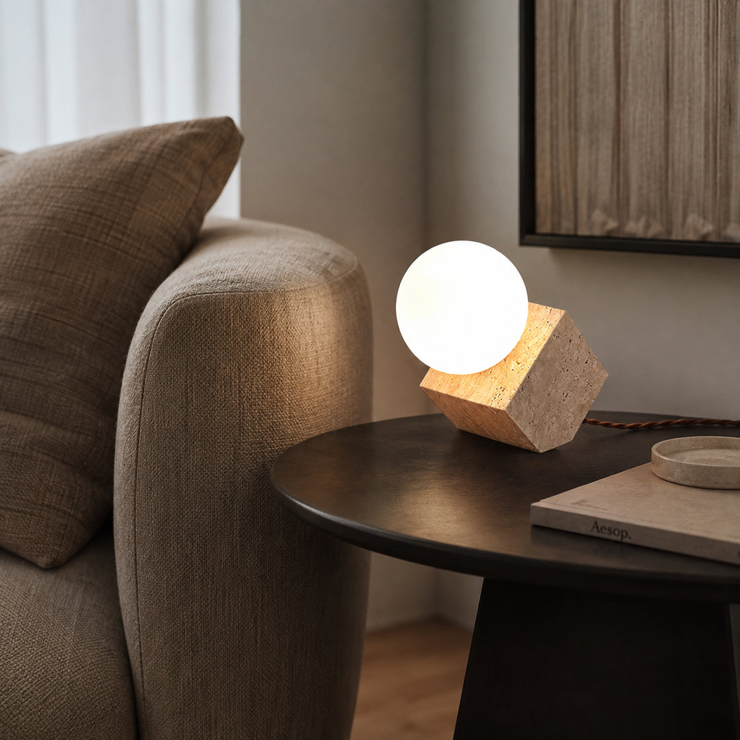 Kavrelune Travertine Table Lamp 6