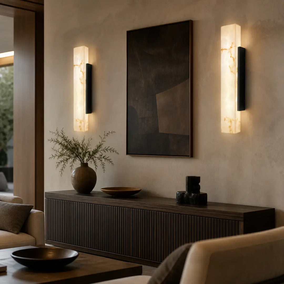 Klass Alabaster Wall Lamp 10