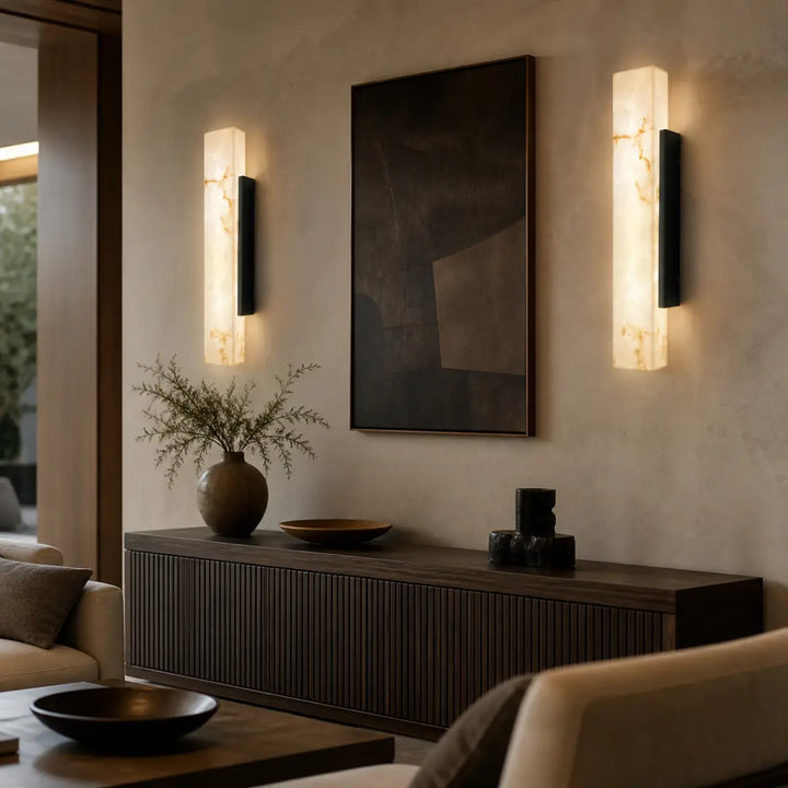 Klass Alabaster Wall Lamp 10