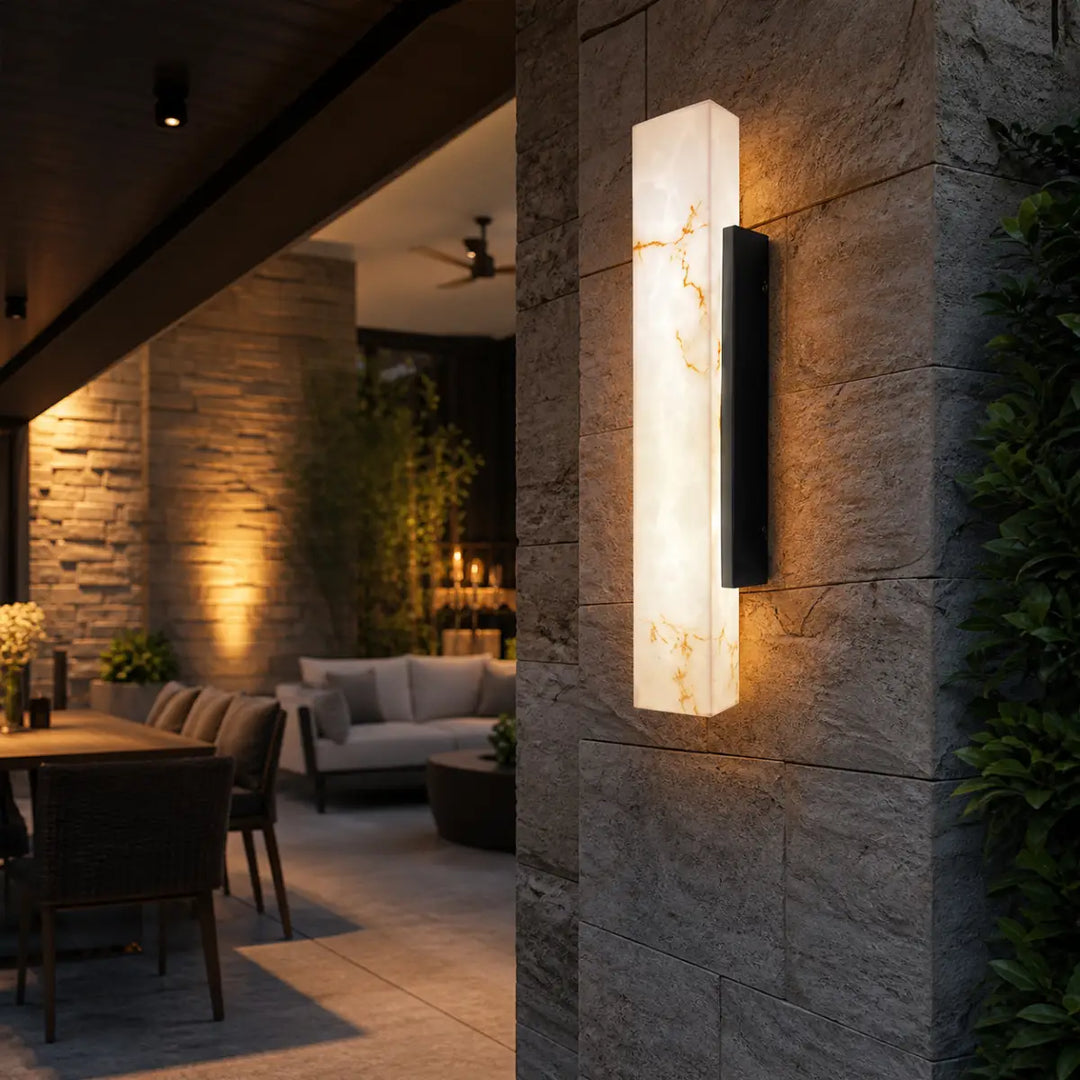 Klass Alabaster Wall Lamp 12