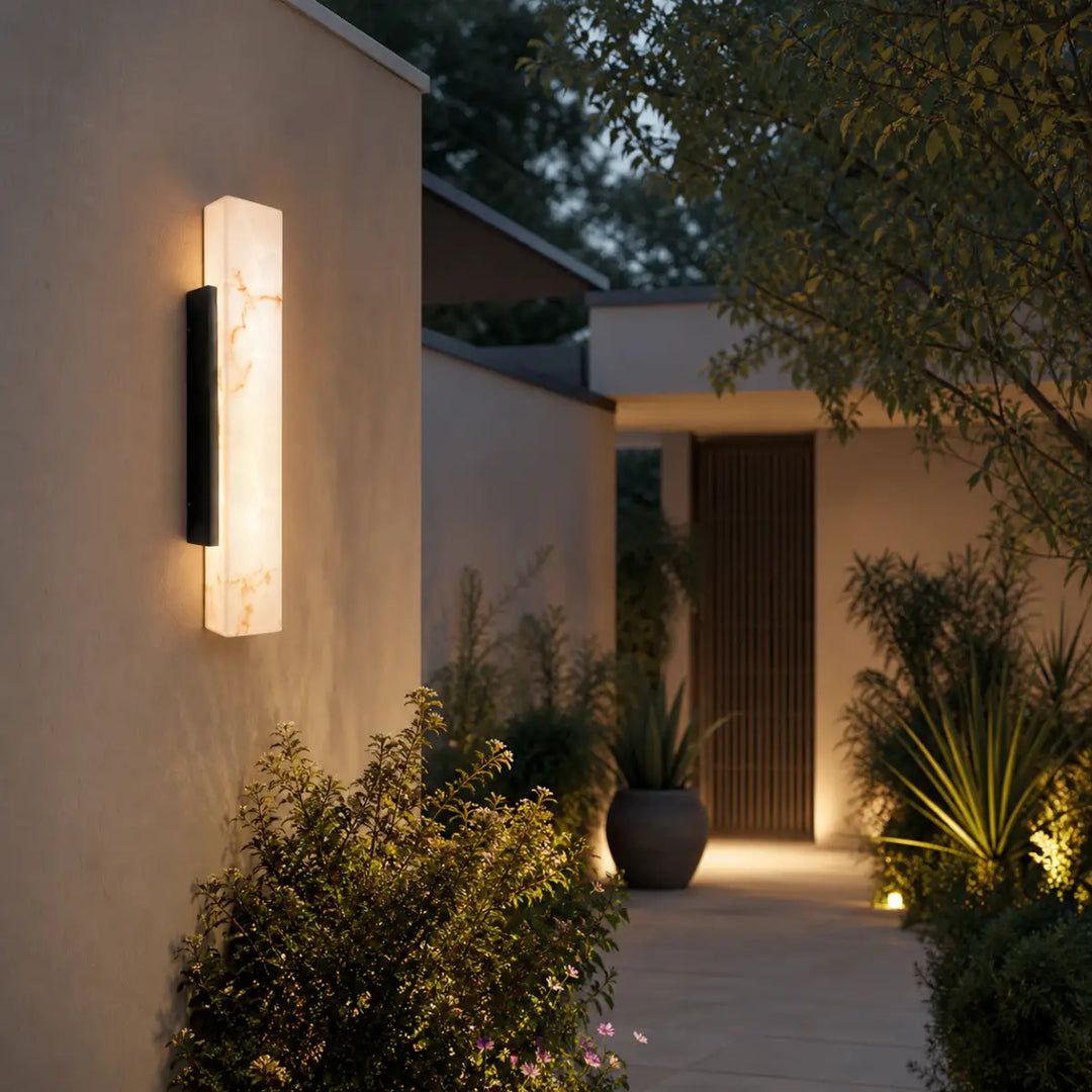 Klass Alabaster Wall Lamp 14
