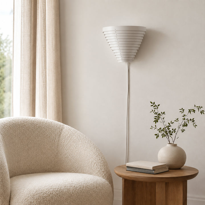 Kovara Louvered Plug-in Wall Light 1