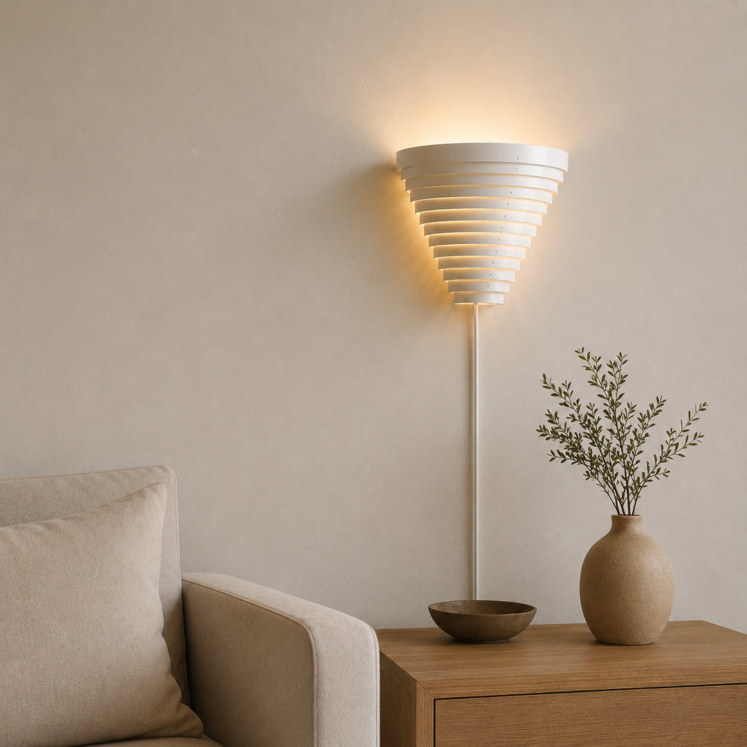 Kovara Louvered Plug-in Wall Light 4