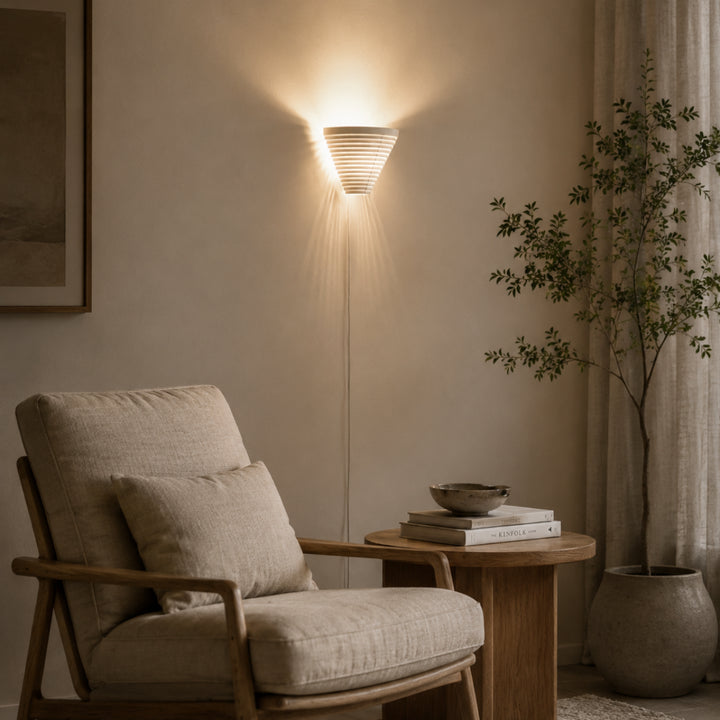 Kovara Louvered Plug-in Wall Light 5