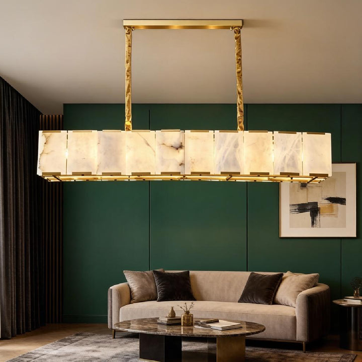  Lashima Alabaster Bar Chandelier 12