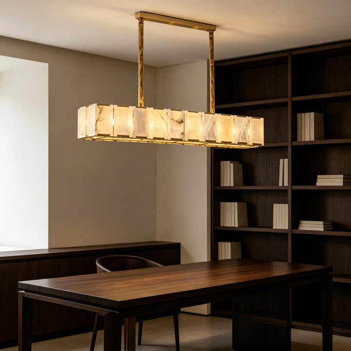 Lashima Alabaster Bar Chandelier